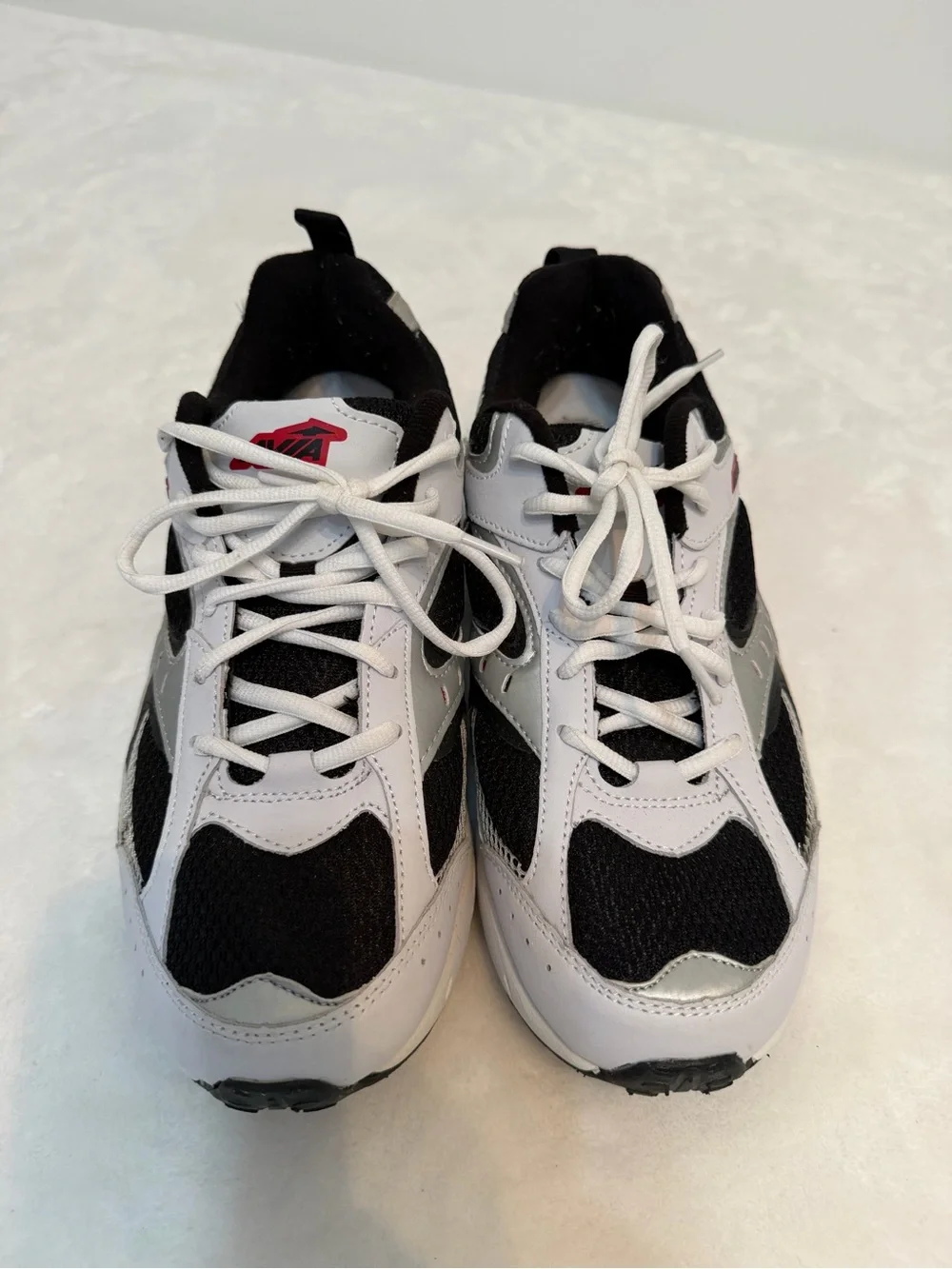 Avia Wyatt Cantilever Lace up Sneaker Men's Size 10 White Running Shoe